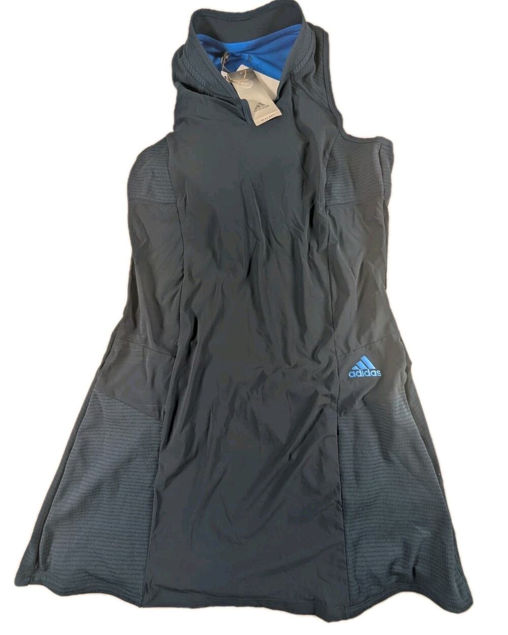 adidas Women's Size Small HEAT.RDY Navy Sleeveless Sport Golf Dress With Shorts